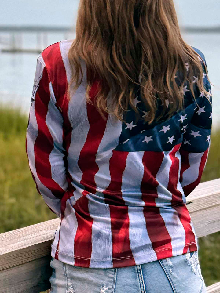 America Ladies' Long Sleeve
