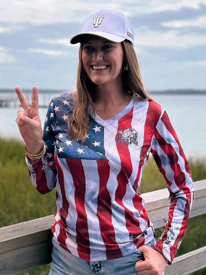 America Ladies' Long Sleeve