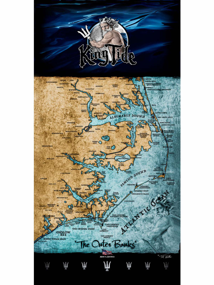 Outer Banks, NC (Upper) / The King Tide Towel