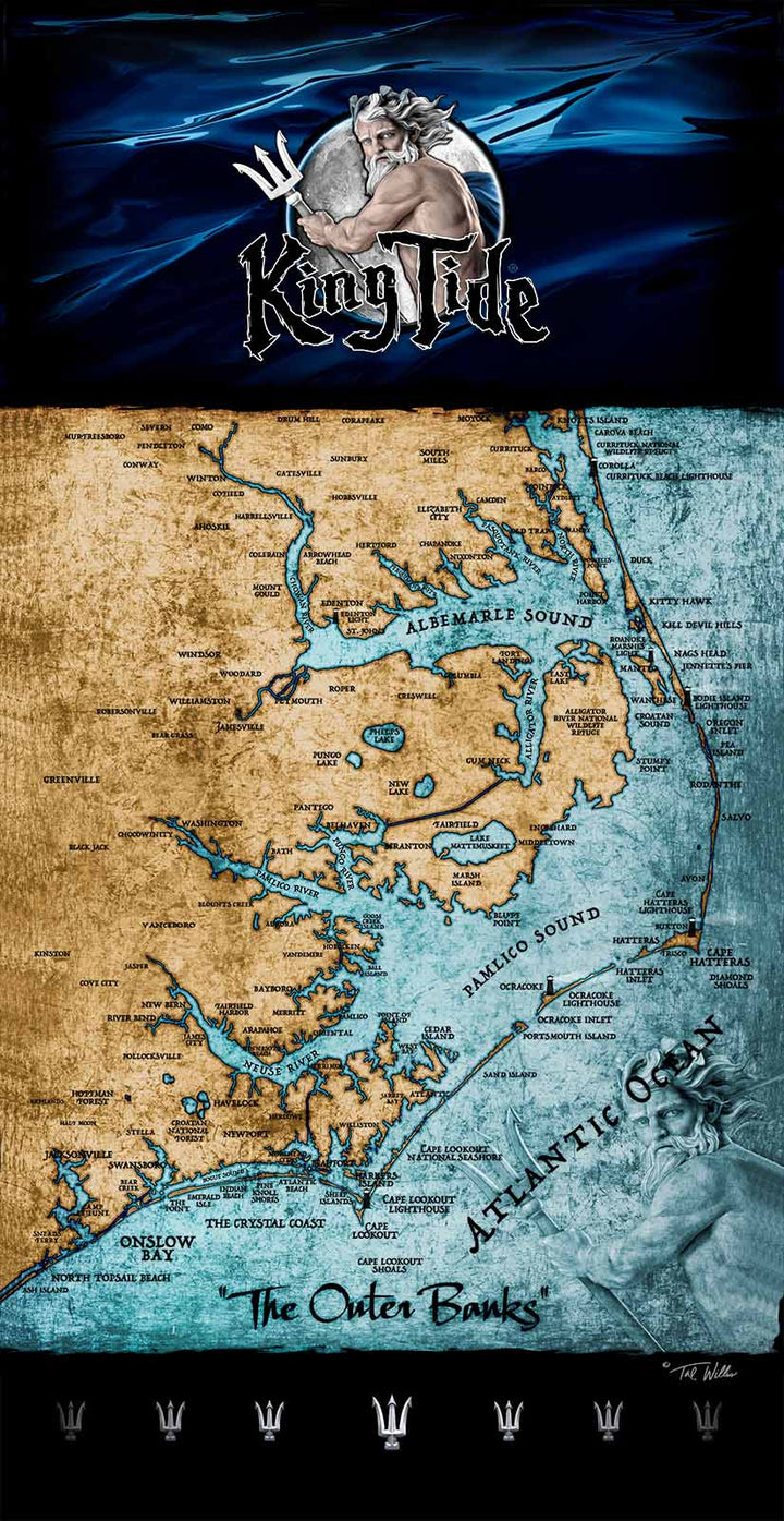 Outer Banks, NC / The King Tide Towel