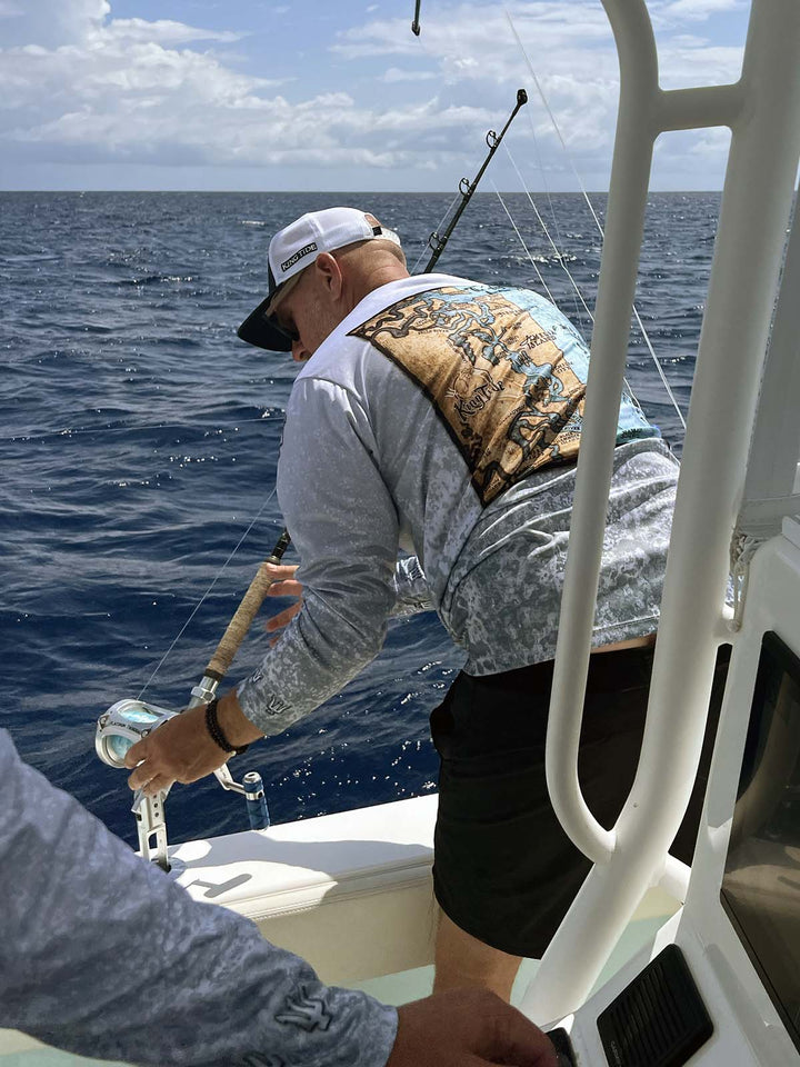 Outer Banks, NC (Lower) / King Tide Allover Chart Shirt