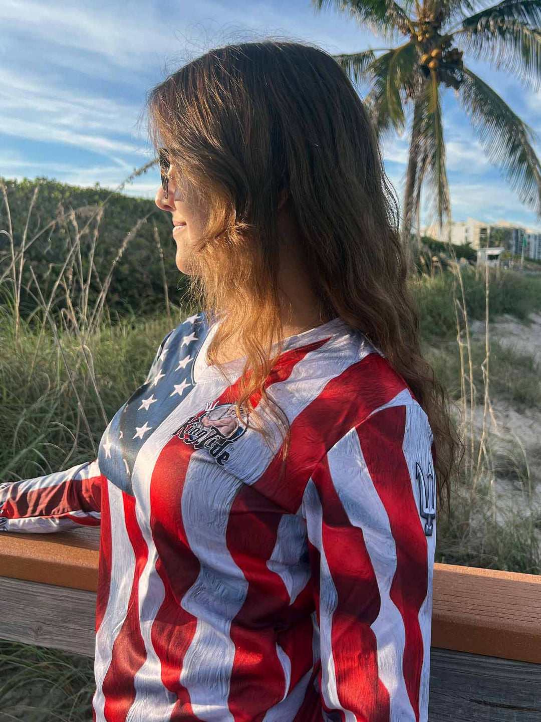 America Ladies' Long Sleeve