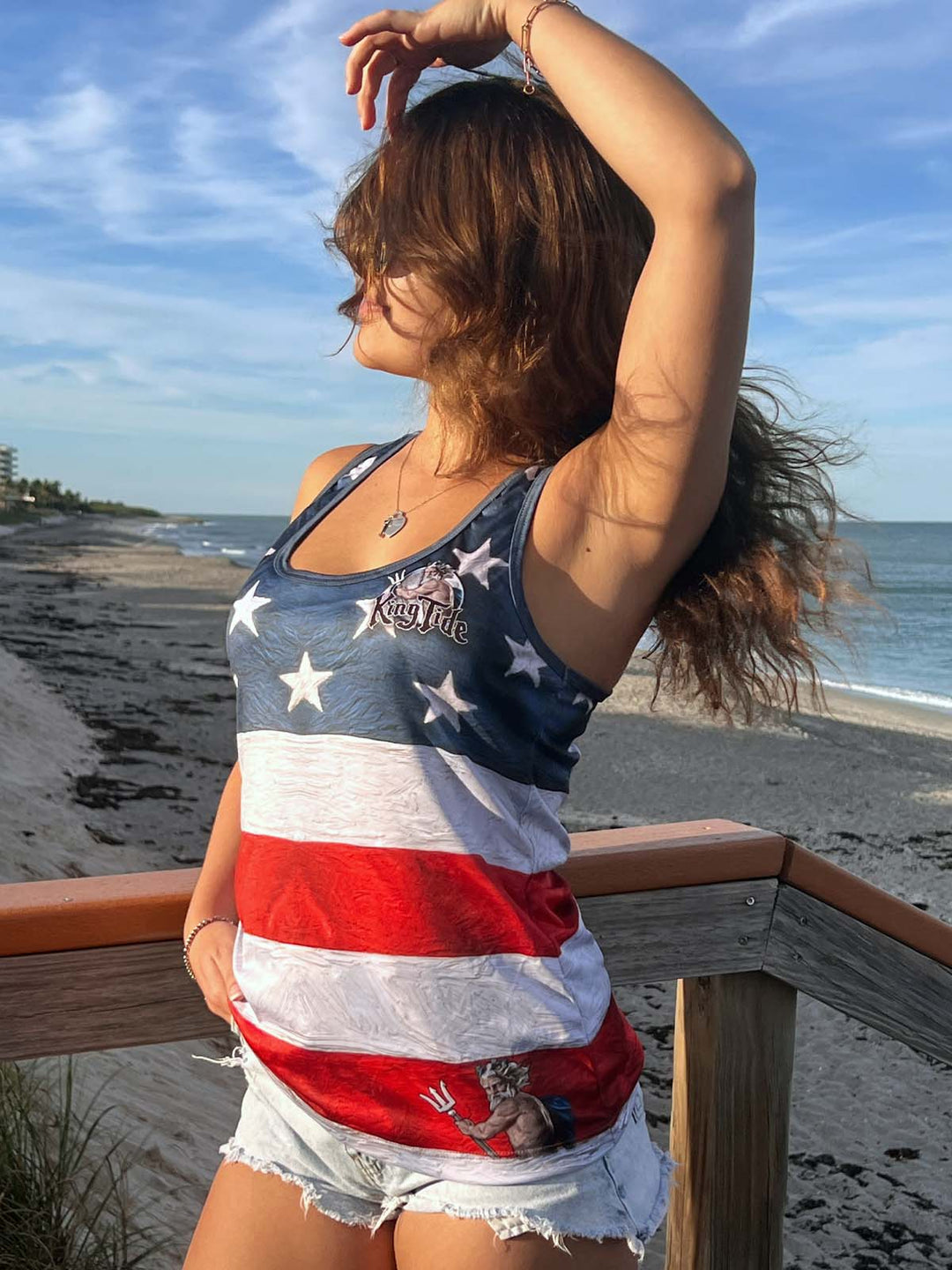 America Ladies' Racerback