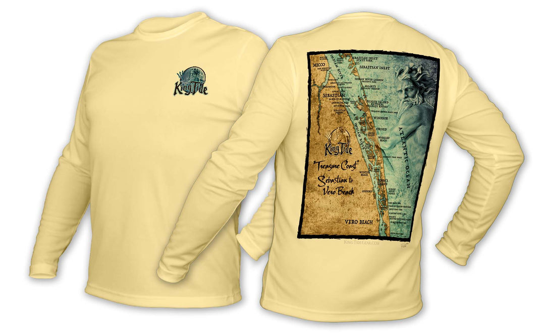 Vero - Sebastian, FL / King Tide Blue Moon Chart Shirt