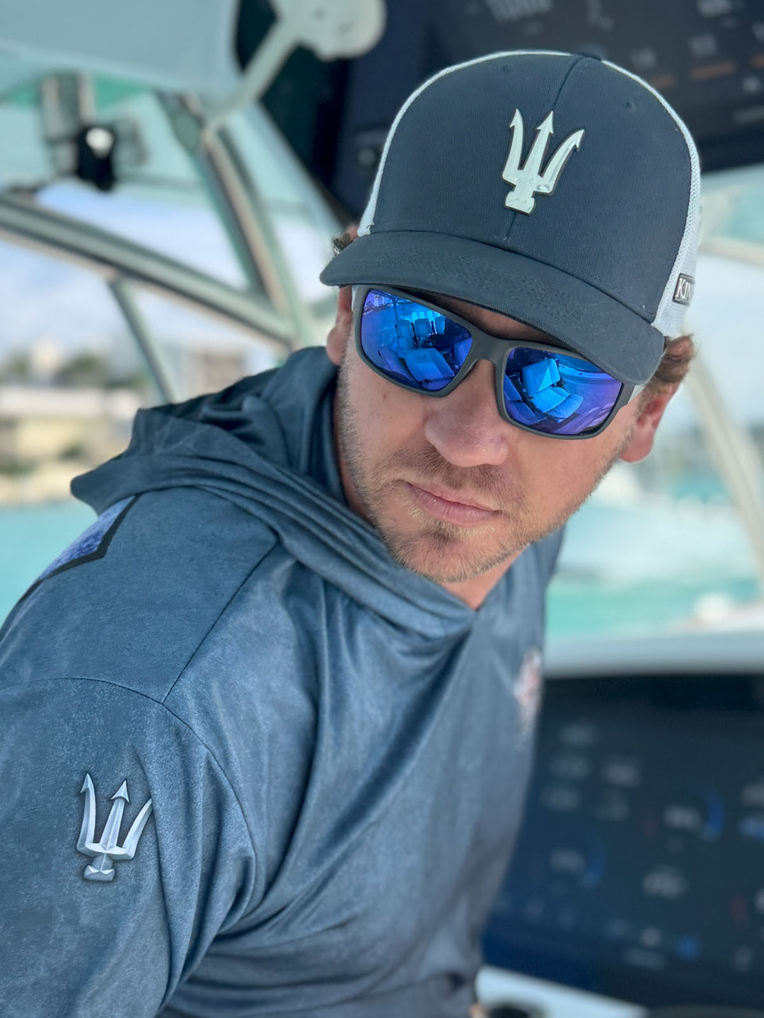 Tampa, FL / King Tide Serene Black Chart Hoodie