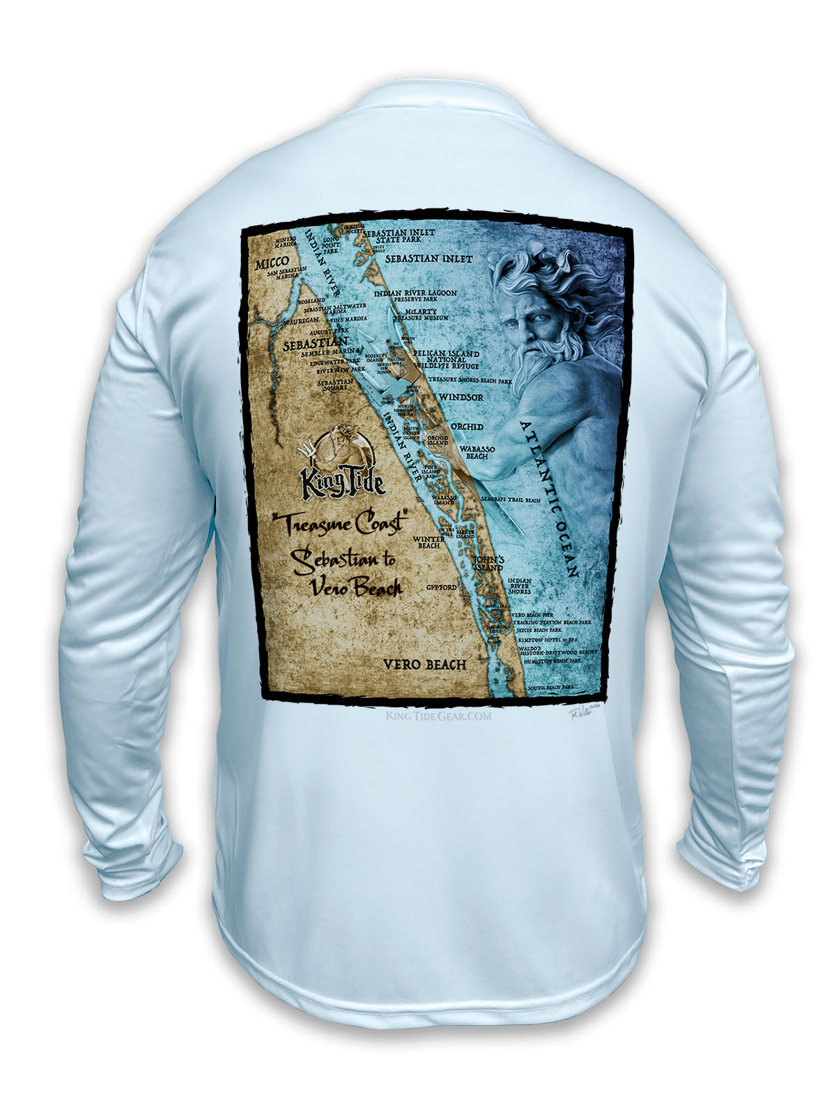 Vero - Sebastian, FL / King Tide Classic Chart Shirt