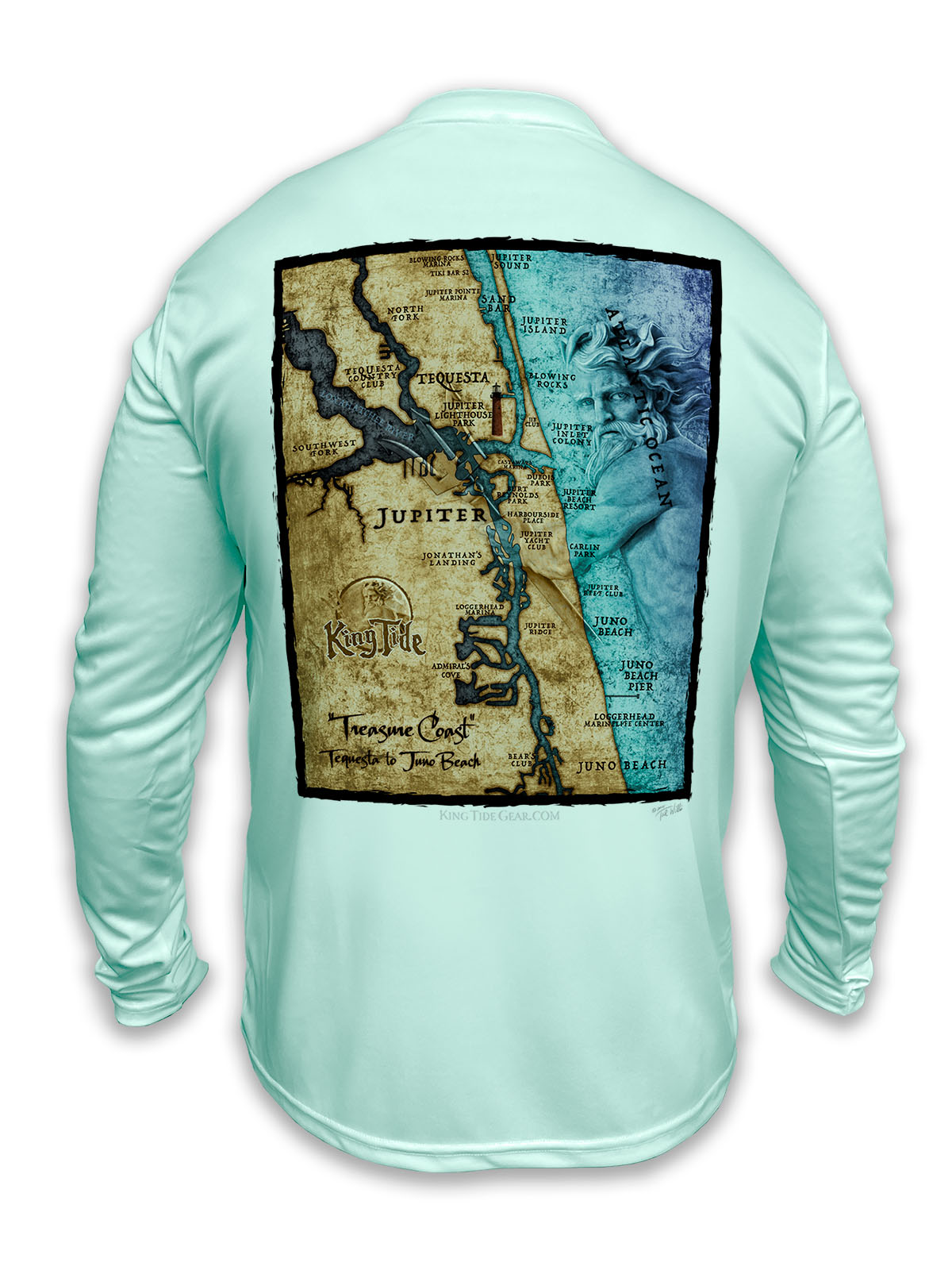 Jupiter, FL / King Tide Classic Chart Shirt
