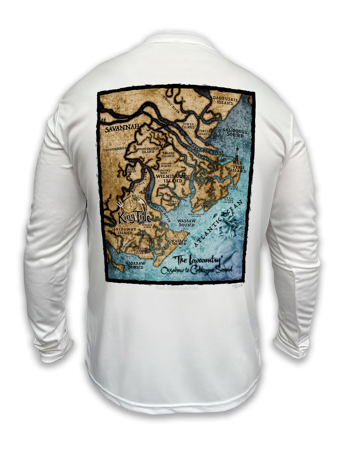 Savannah, GA / King Tide Classic Chart Shirt KingTideGear