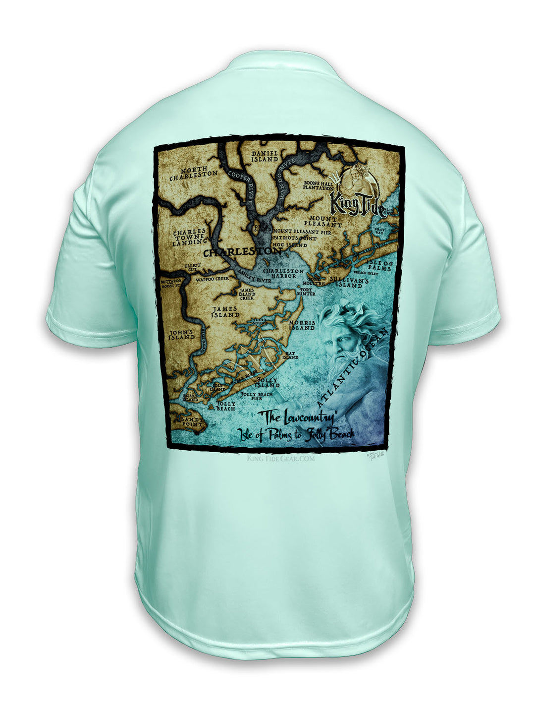 Charleston, SC / King Tide Classic SS Chart Shirt