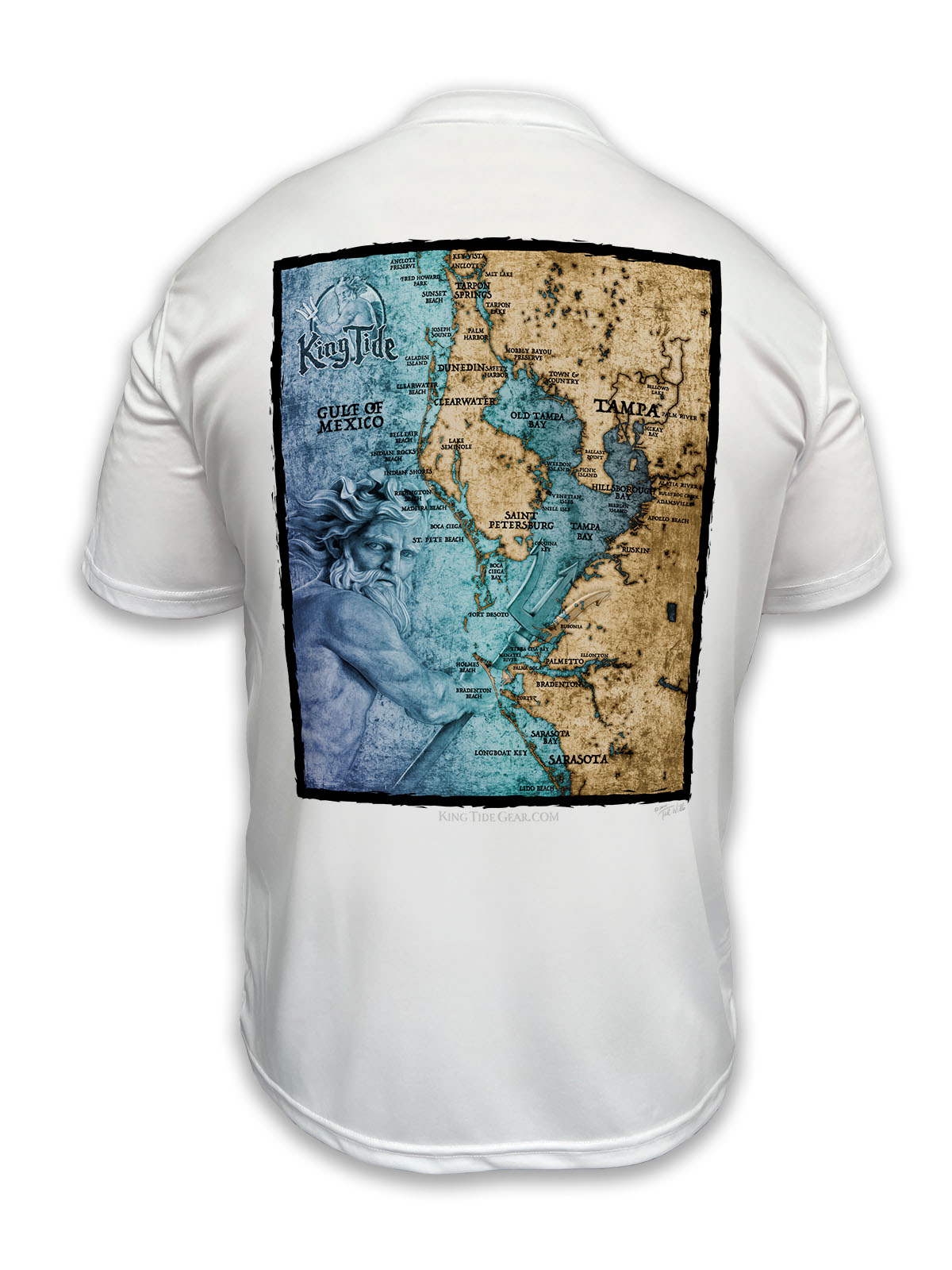 Tampa, FL / King Tide Classic SS Chart Shirt