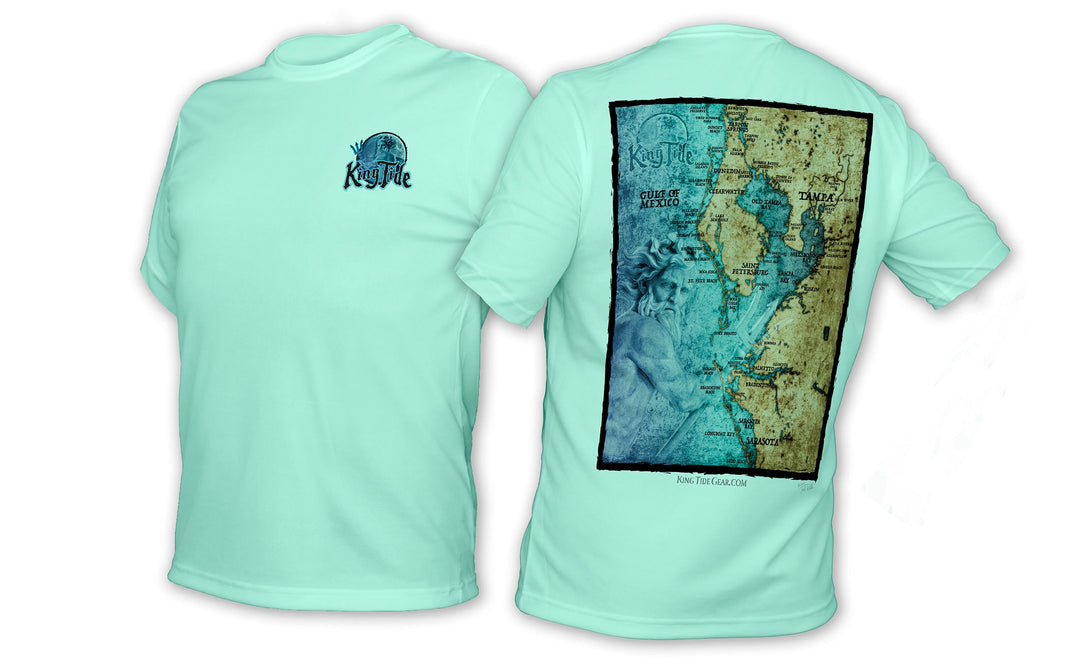 Tampa, FL / King Tide Blue Moon Chart Shirt