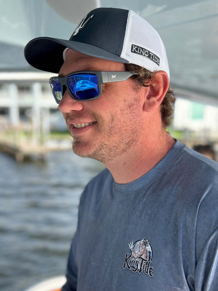 Naples, FL / King Tide Serene Black Chart Shirt