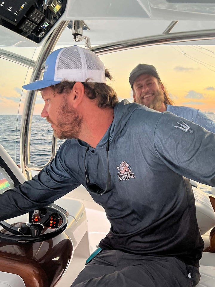 Naples, FL / King Tide Serene Black Chart Hoodie