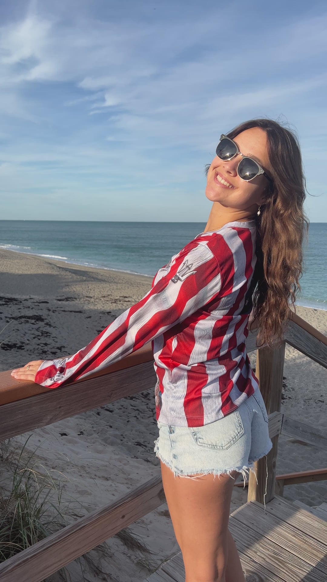 America Ladies' Long Sleeve