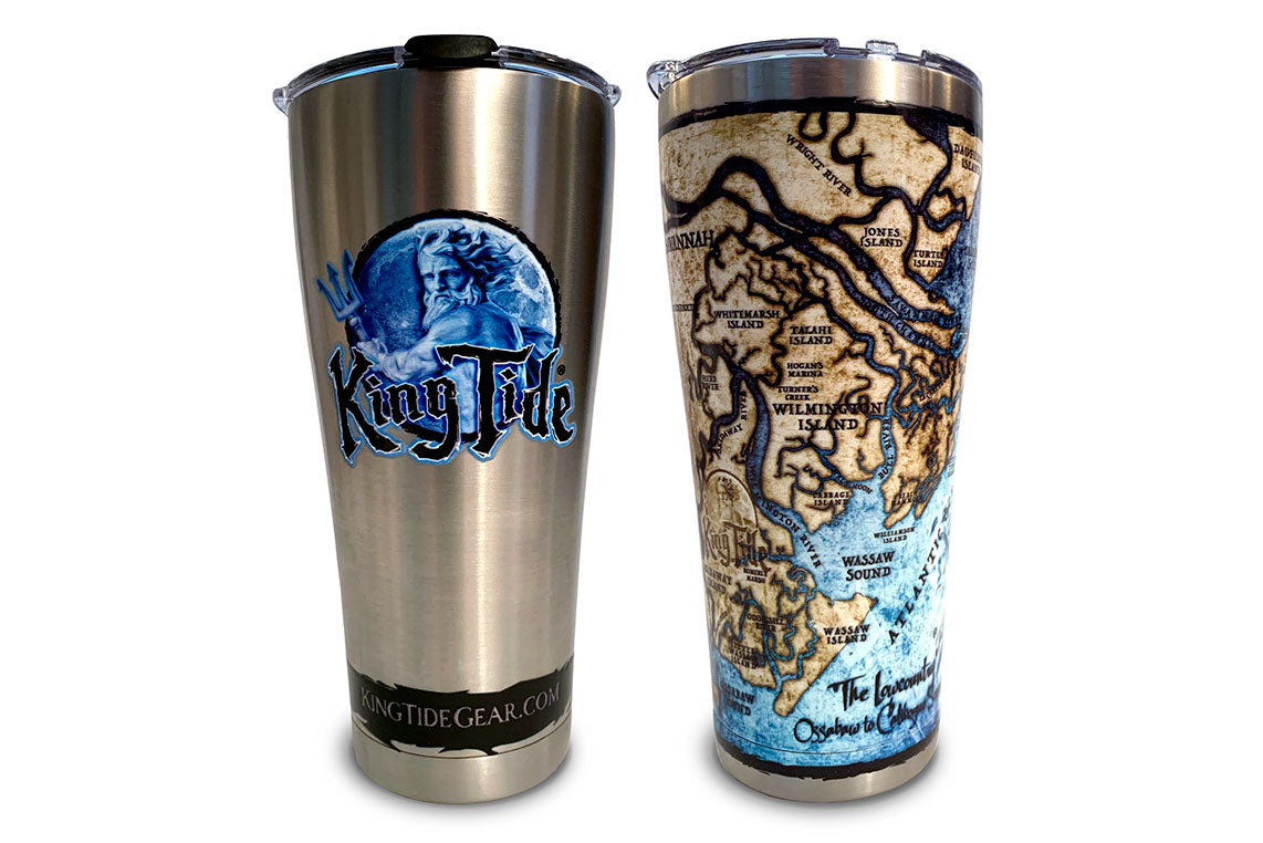 Savannah, GA / King Tide Tervis 30 oz.  Stainless Tumbler with Lid